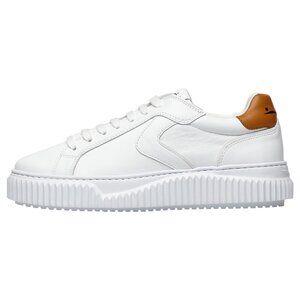 VOILE BLANCHE Women's Lipari Sneakers, White Tobacco, 9 Medium US